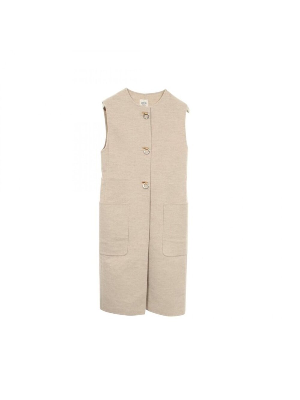 Hermes Vest Long Cashmere Gilet
